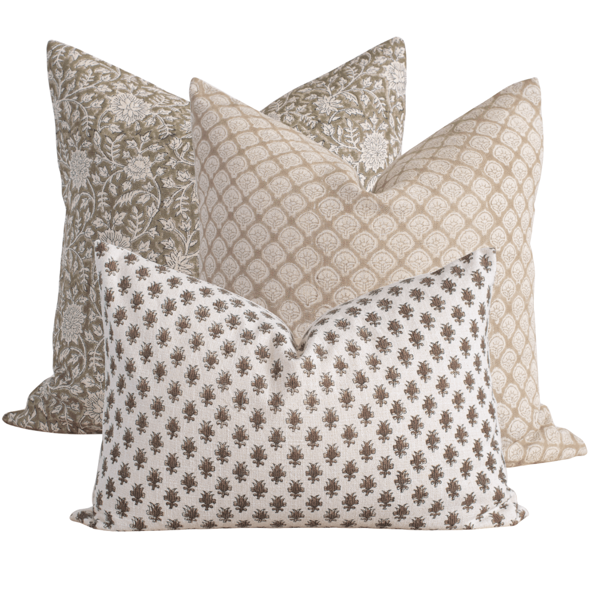 Harwich Pillow Combination | Set of Three Pillow Covers