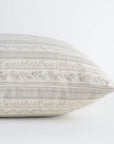 Faye Blue Vine Stripe Pillow Cover