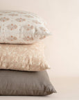 Fleur Sand Floral Pillow Cover