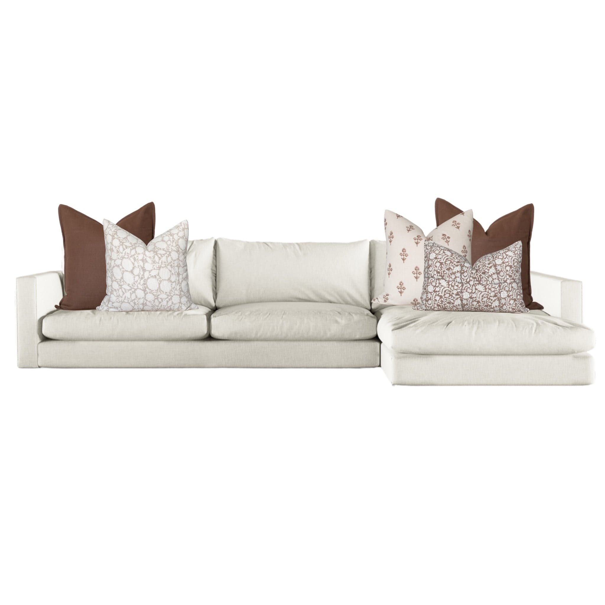 Maddison Sectional Pillow Combination | Set of Five Pillow Covers