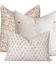 Amelia Pillow Combination | Set of Three Pillow Covers