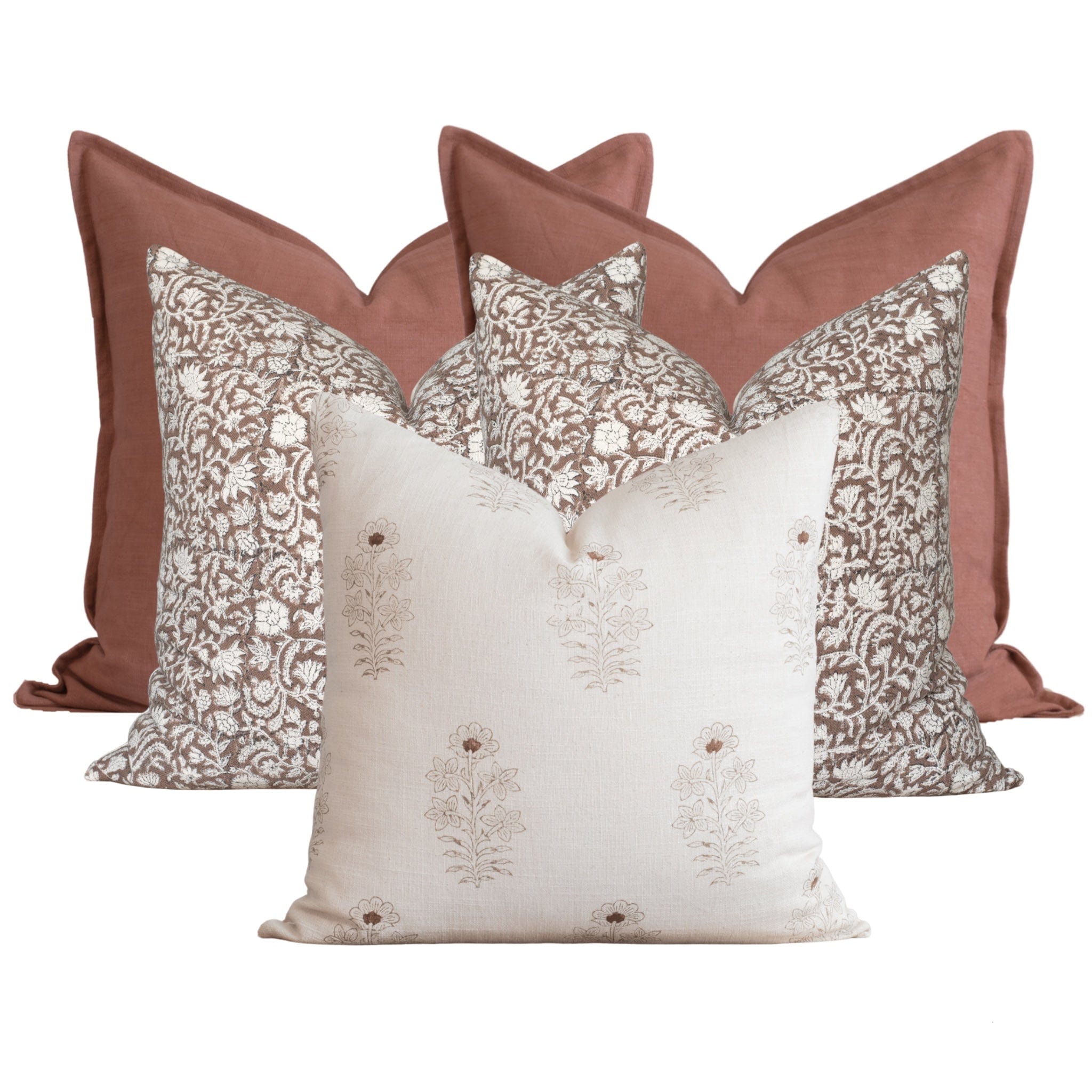 Avila Bed Pillow Combination | Set of Five Pillow Covers