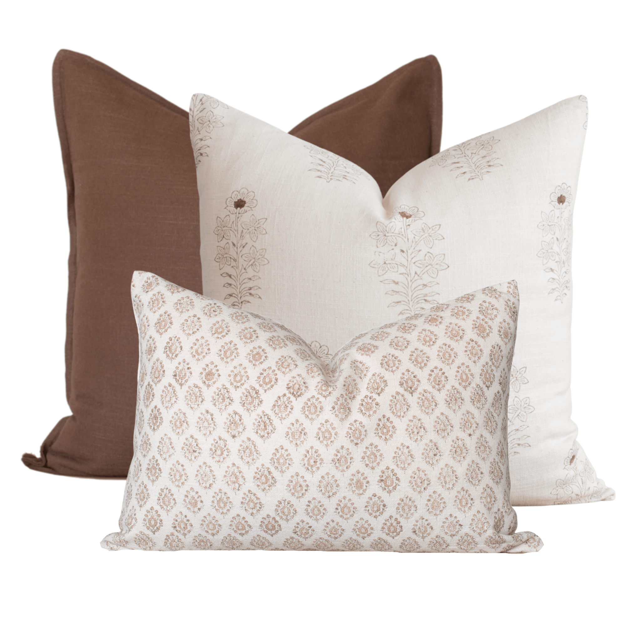 Clara Pillow Combination | Set of Three Pillow Covers