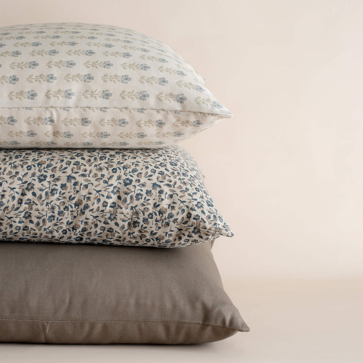 Stella Blue Floral Pillow Cover