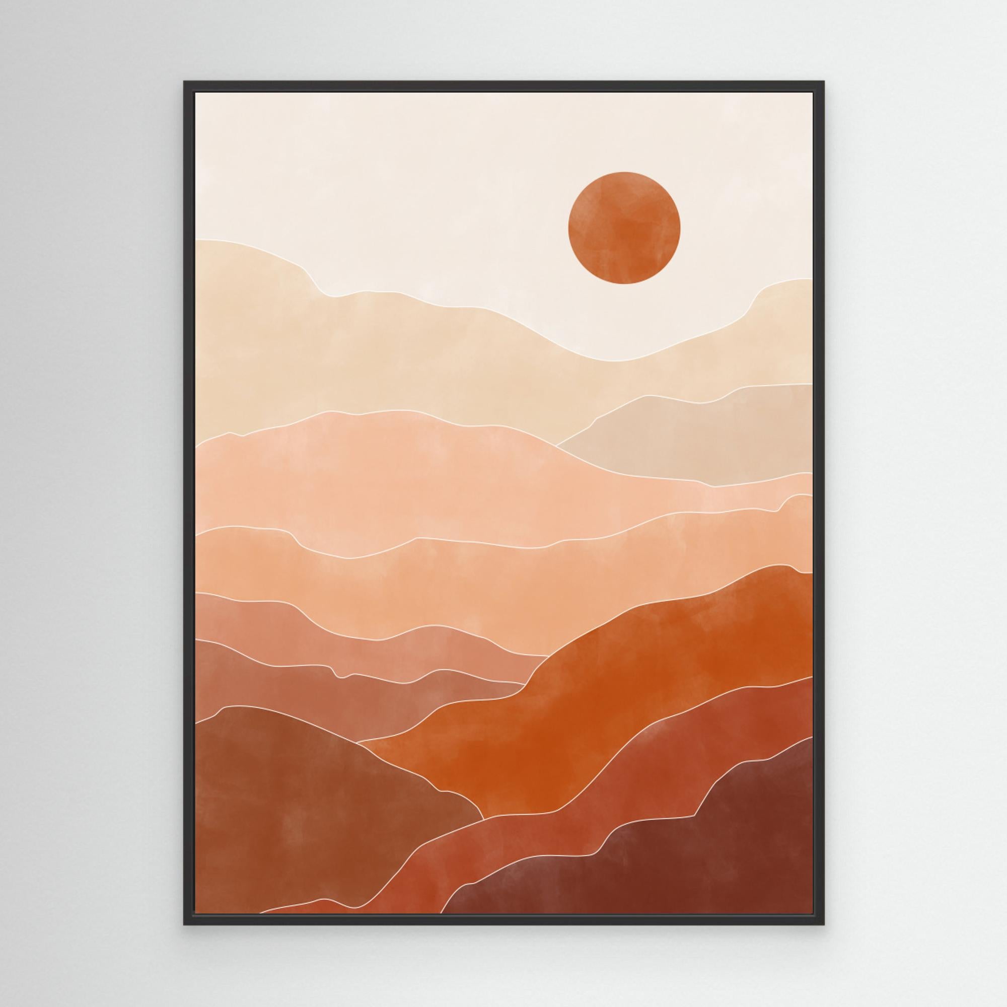 3x4 Aspectratioterracotta37 by Elena Ristova Black