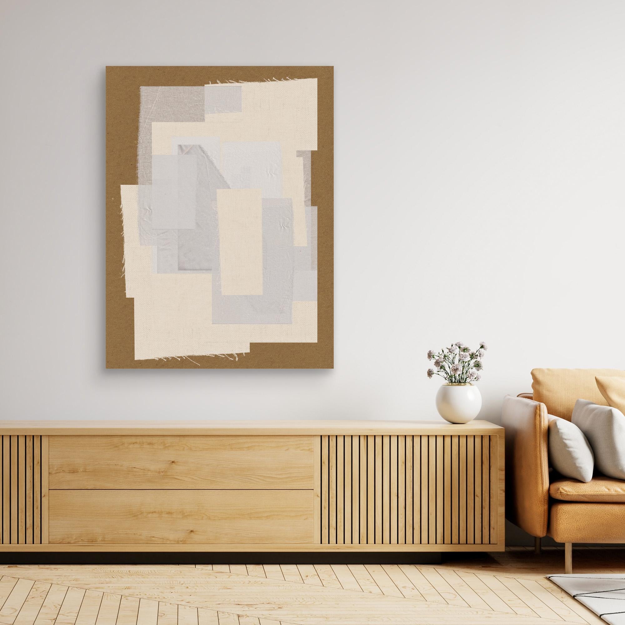 Fabric Pattern Collage No.6 by The Miuus Studio