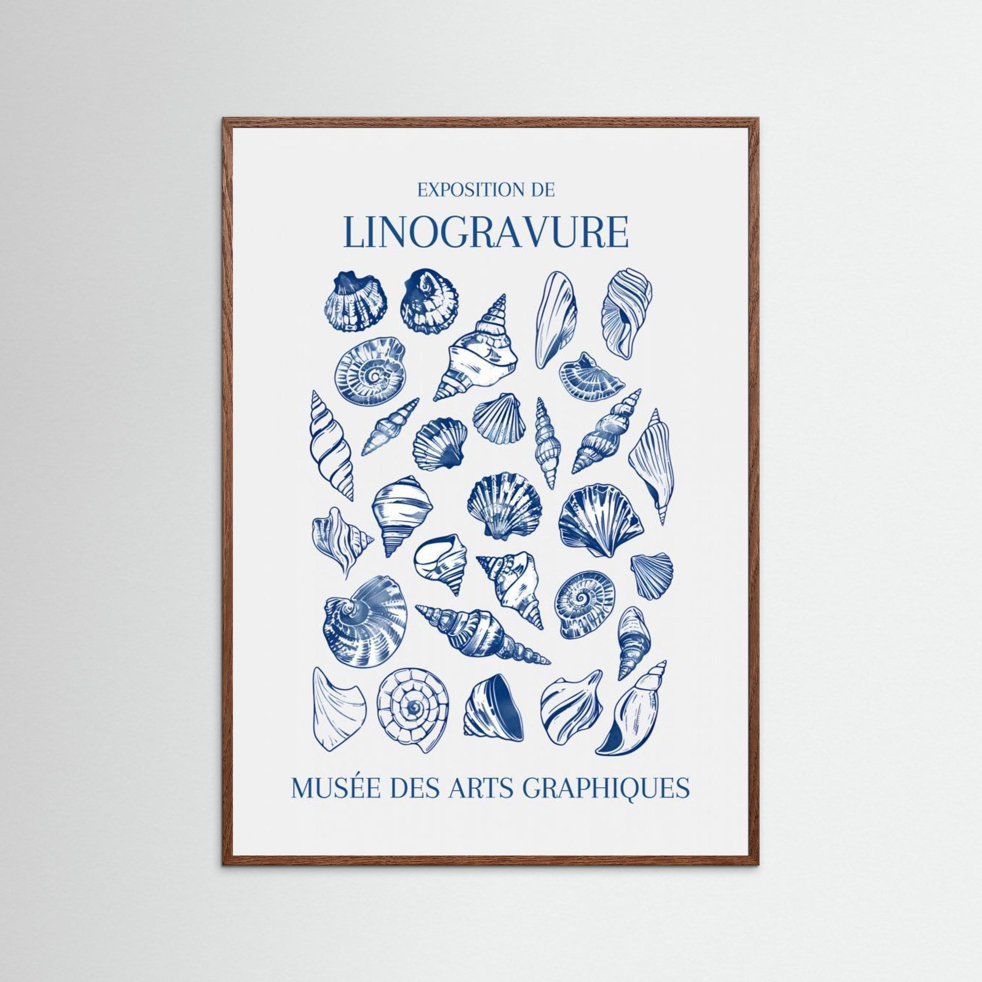 Lino Seashell Art Market by Jolly And Dash Oak Dark No border