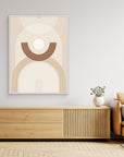 Beige Mid Century Poster No.1 by Elena Ristova