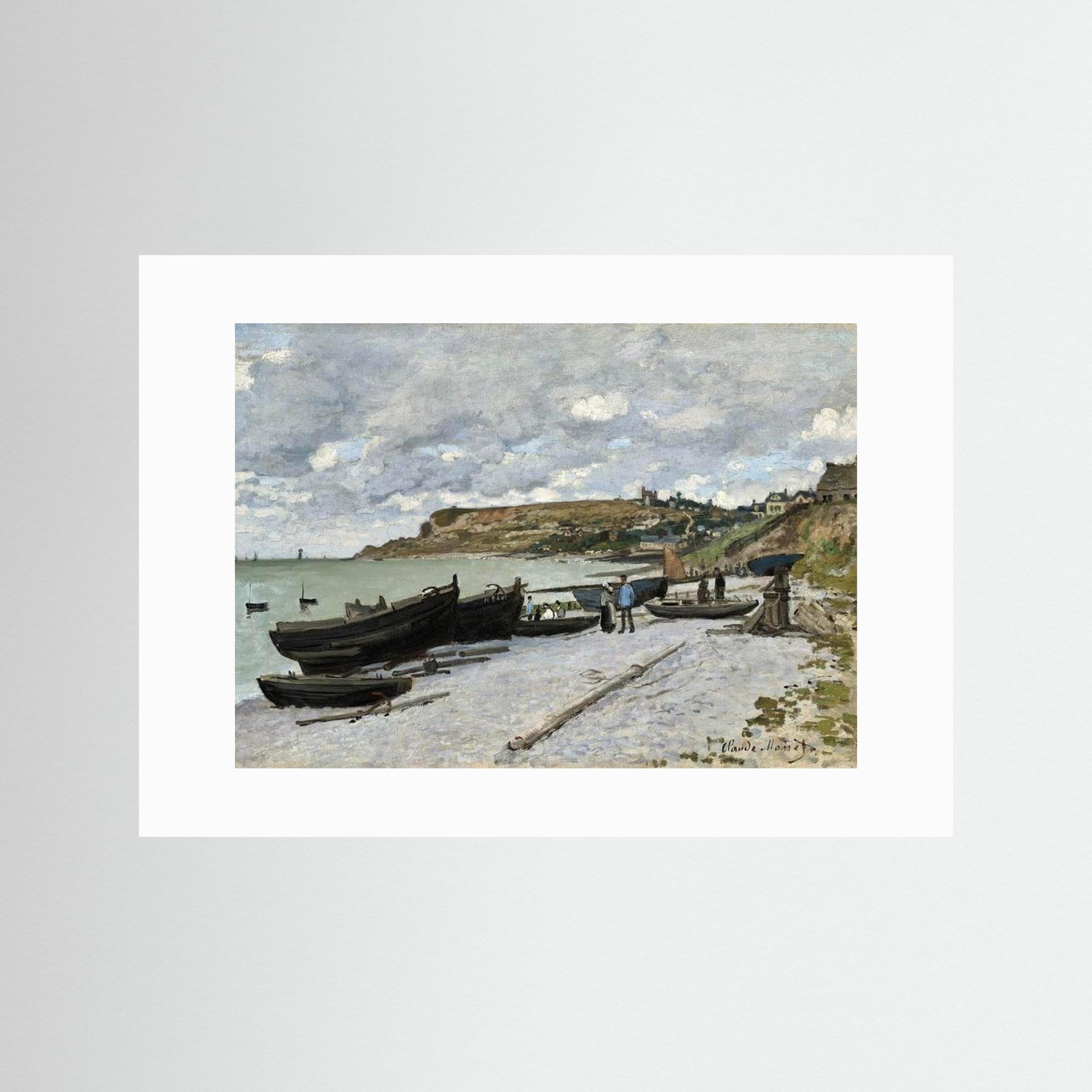 Claude Monet Art Print No Frame White