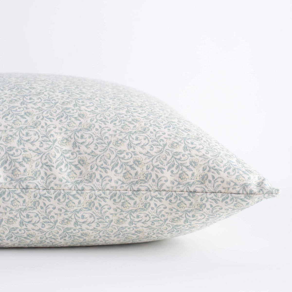 Amelie Soft Blue Floral Pillow Cover