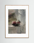Spring Flowers Art Print Oak Nature White