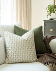 Stella Blue Floral Pillow Cover