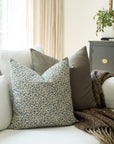 Adeline Blue Floral Pillow Cover
