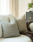 Leme Natural Cotton Pillow Cover