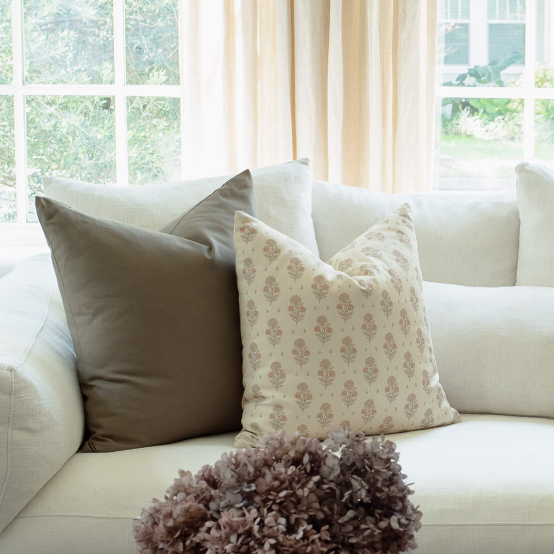 Noemie Pillow Combination | Set of Four Pillow Covers