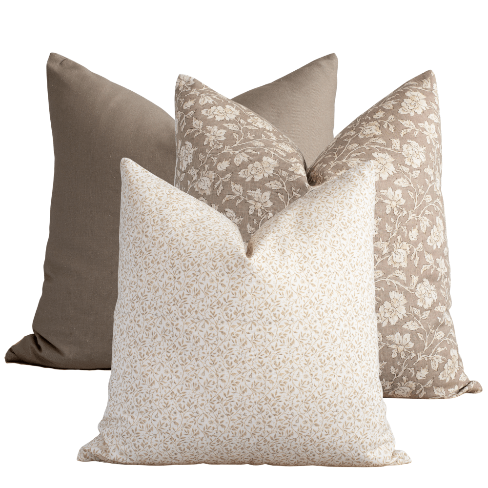 Provence Pillow Combination | Set of Three Pillow Covers