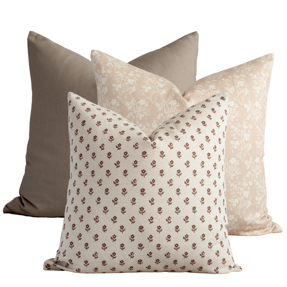Ashford Pillow Combination | Set of Three Pillow Covers