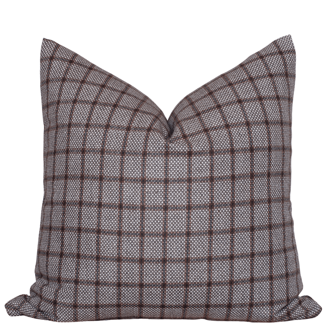 Paloma Handwoven Pillow Cover | Brown