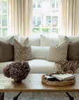 Pippa Brown Floral Pillow Cover
