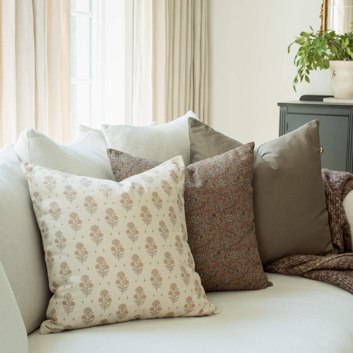 Sienna Pillow Combination | Set of Three Pillow Covers
