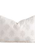 Arden Embroidered Pillow Cover | Natural | Lumbar