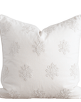 Arden Embroidered Pillow Cover | Natural
