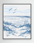 Seascape Sketch by Jolly And Dash Black