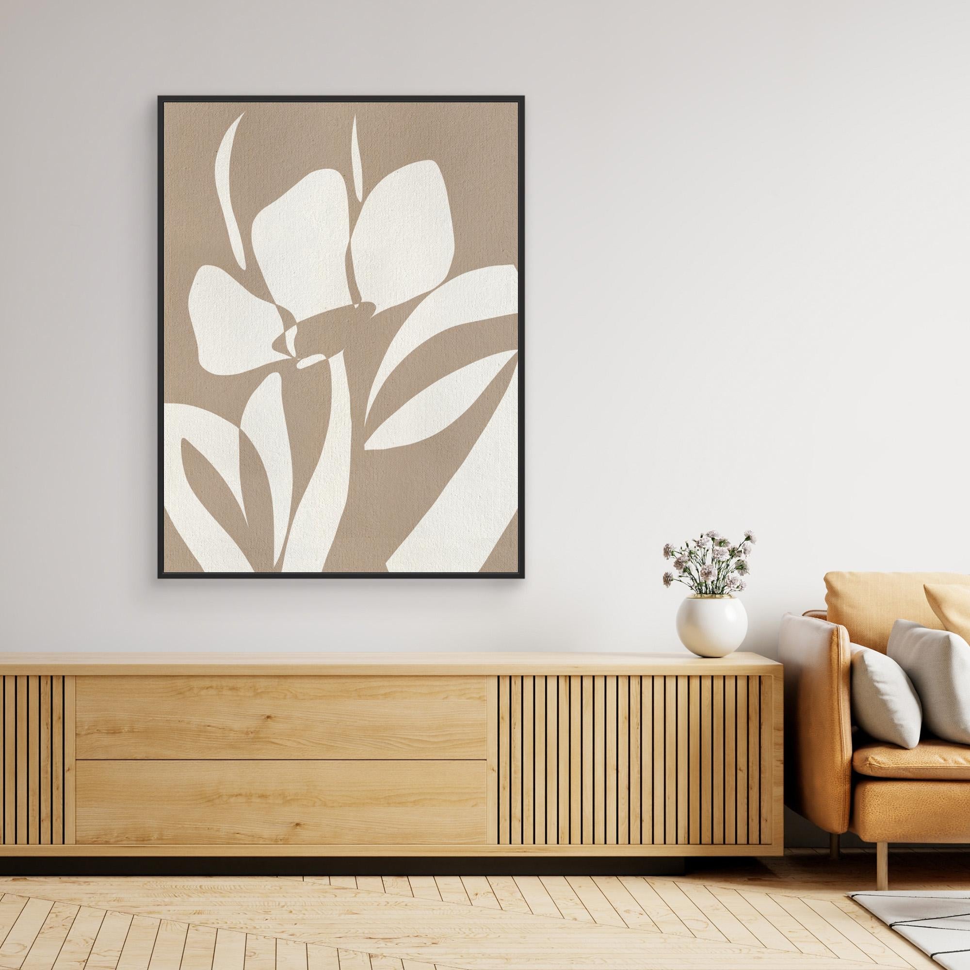 Muted Petals No 3 by Shatha Al Dafai