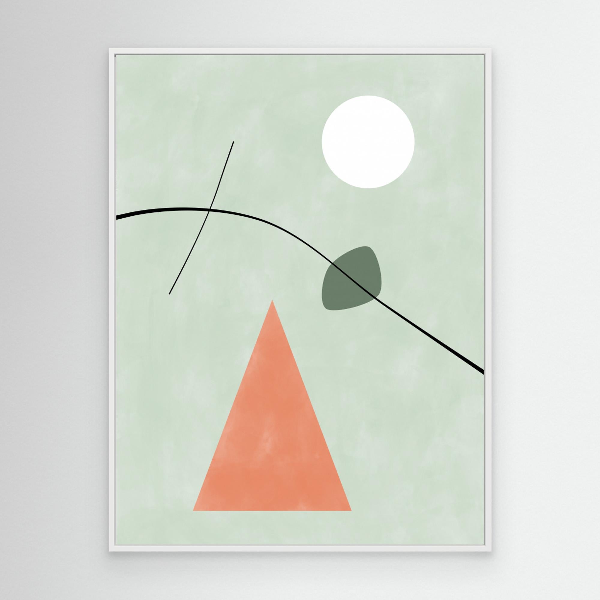 3x4 Aspectratio Pinkgreen24 by Elena Ristova White