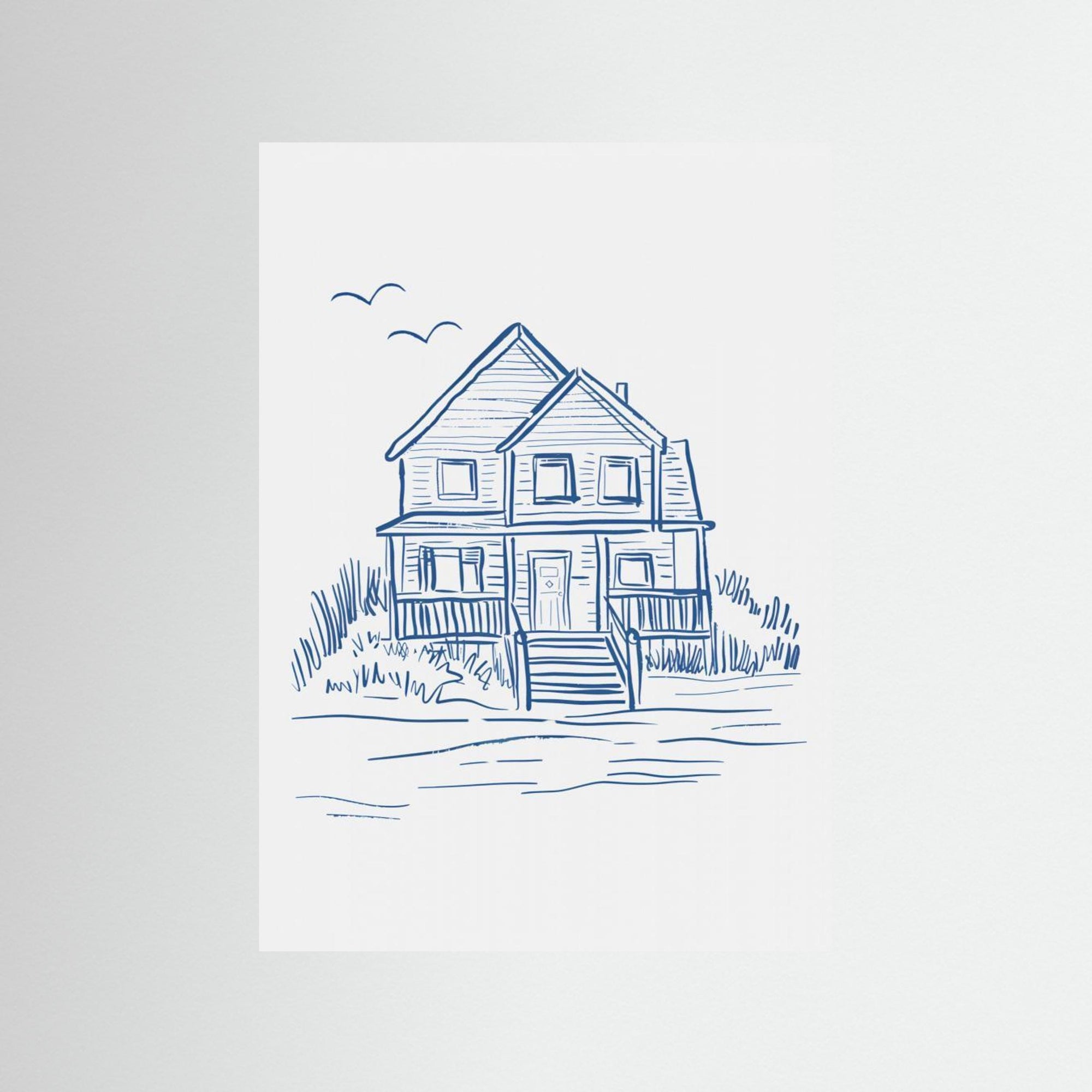 Nantucket Beachhouse by Jolly And Dash No Frame No border