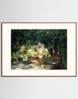 Garden Gathering Floral Artwork Oak Dark Freja