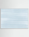 Waves of Blue by Uplusmestudio White Wood No border