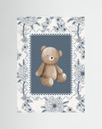 Teddy Bear Art Print | Children's Room & Nursery Wall Art No Frame