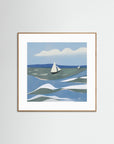Rough Sea by Little Dean Oak Nature White