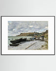 Claude Monet Art Print Black Wood White