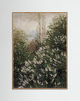 Botanical Blossoms Art Oak Nature No border