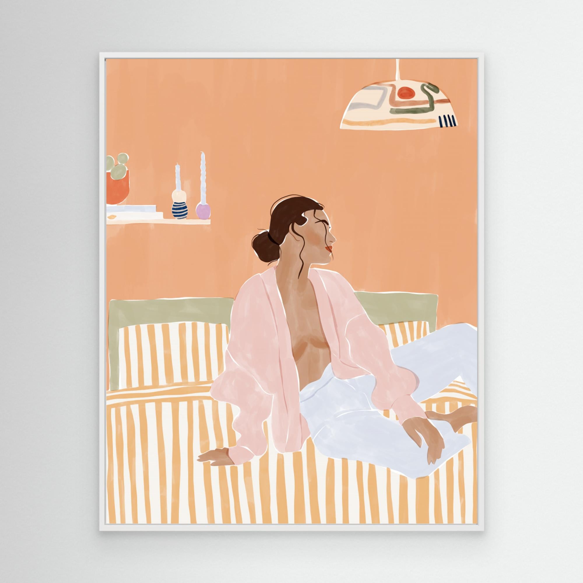 Just Let Me Chill by Ivy Green Illustrations White