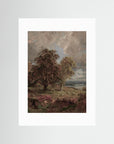 Autumn Landscape Art Print No Frame White