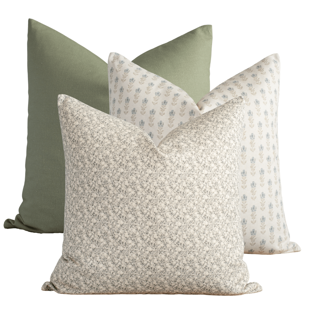 Willow Pillow Combination | Set of Three Pillow Covers