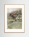Antique Blossom Tree Field Vintage Wall Art Oak Nature Freja