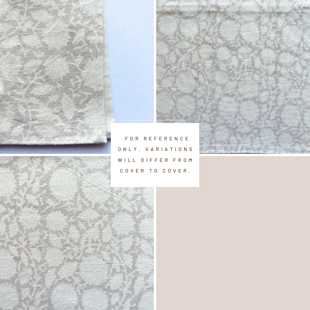 ** ARTISAN VARIATION ** Luana Floral Block Printed Pillow Cover | Blush