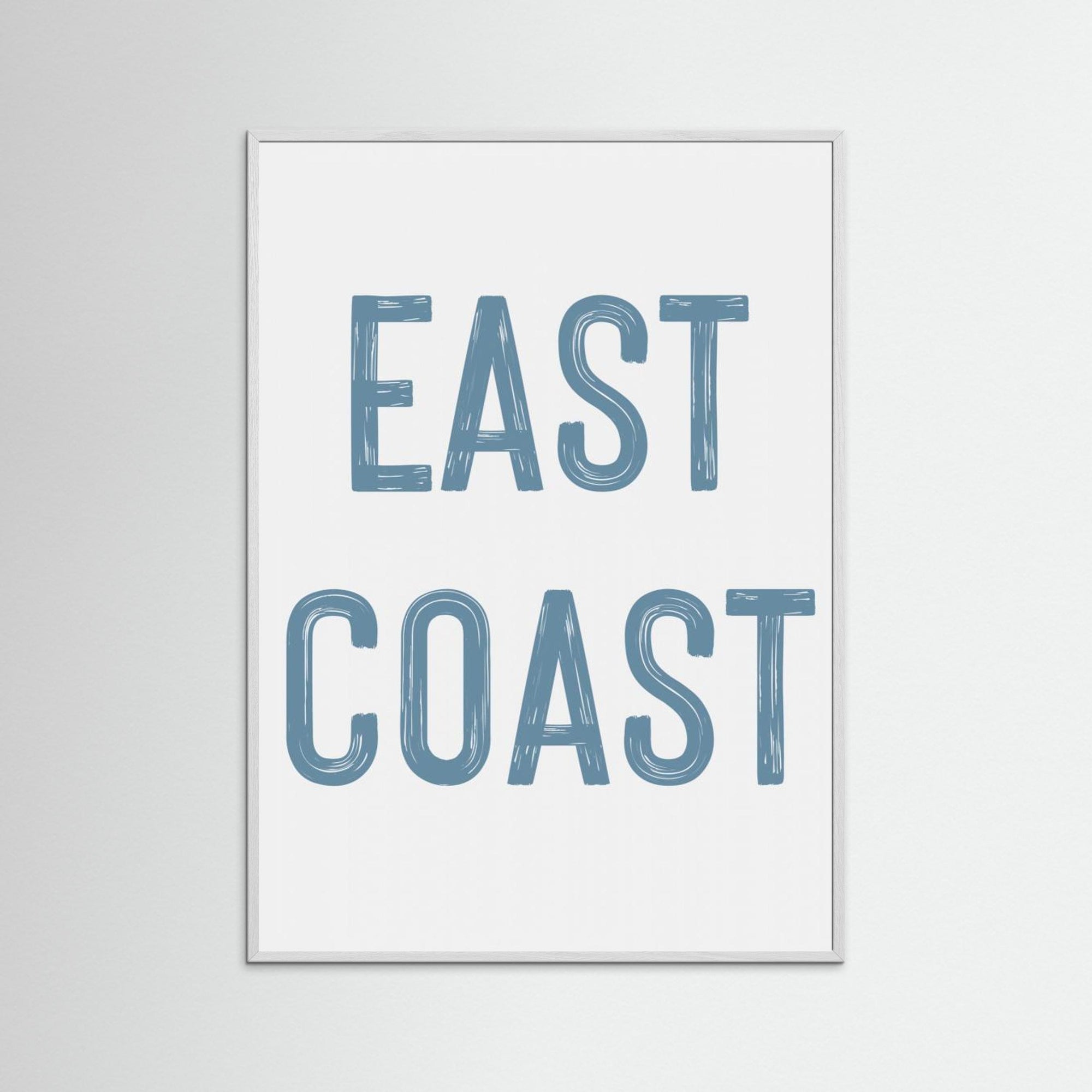 East Coast - Vertical by Jolly And Dash White Wood No border