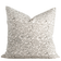 Everly Floral Block Printed Pillow Cover | Olive Green
