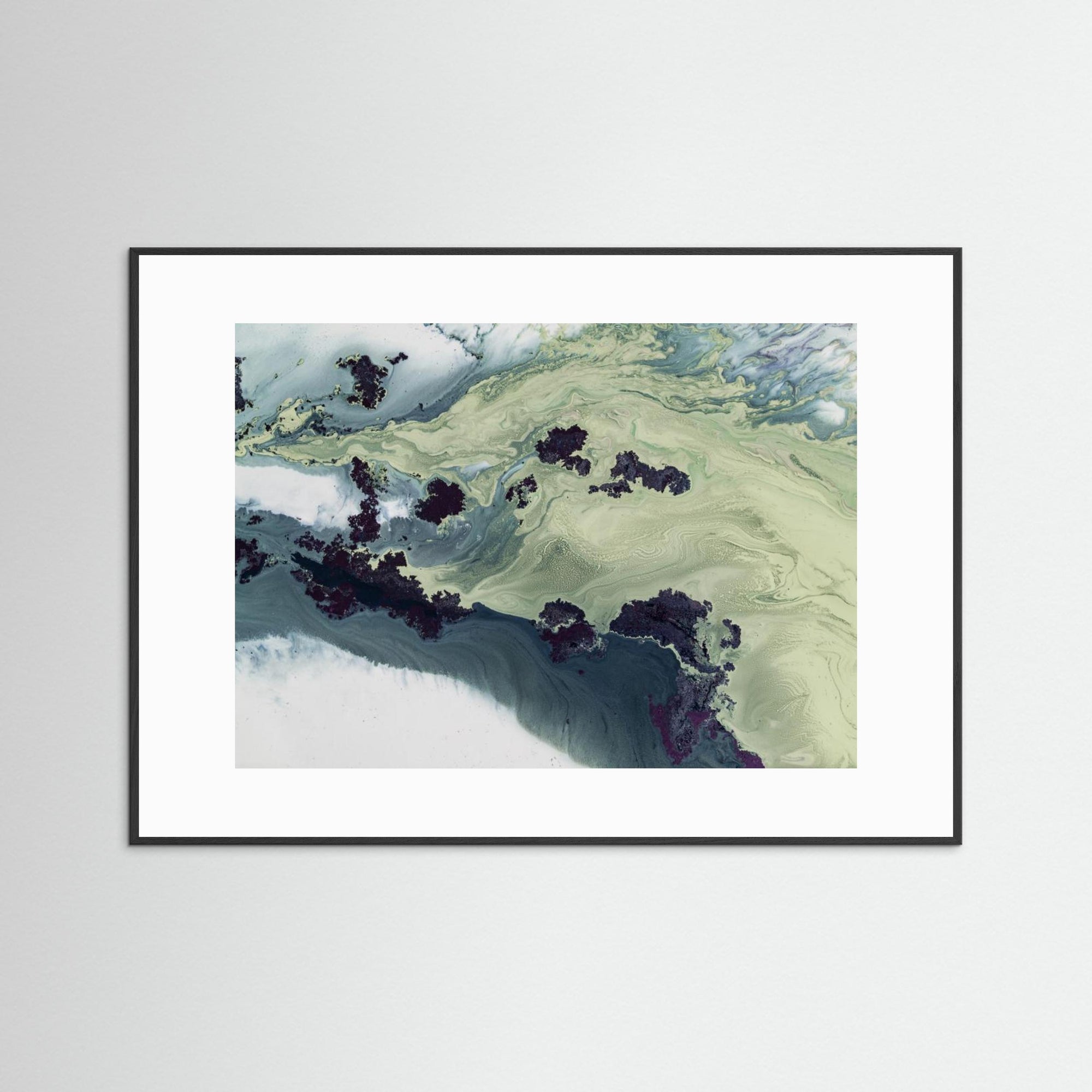Untouched Estuaries by Petra Meikle De Vlas Black Wood White