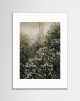 Botanical Blossoms Art White Wood White
