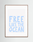 Free like the ocean by Athene Fritsch Oak Dark White