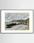 Claude Monet Art Print Black Wood Freja