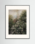 Botanical Blossoms Art Black Wood Freja