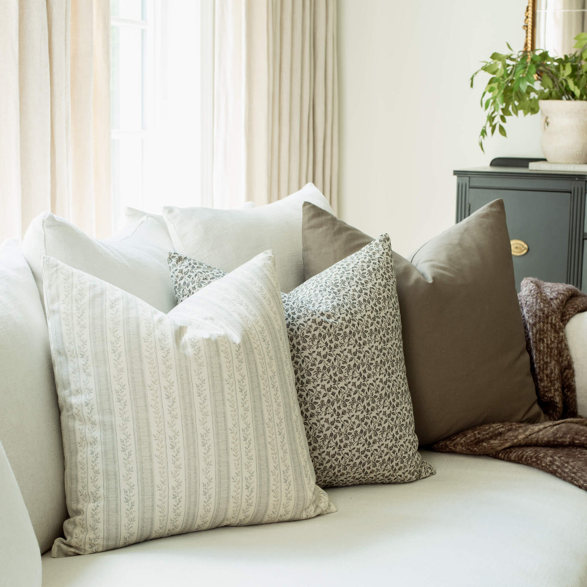 Bellmere Pillow Combination | Set of Three Pillow Covers