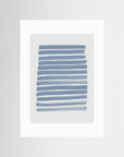 Blue Strokes by Pictufy Studio No Frame White